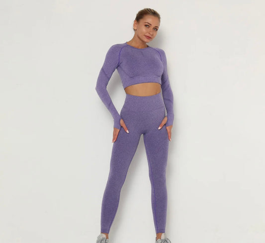 PeachLift Seamless Long Sleeve Crop Top
