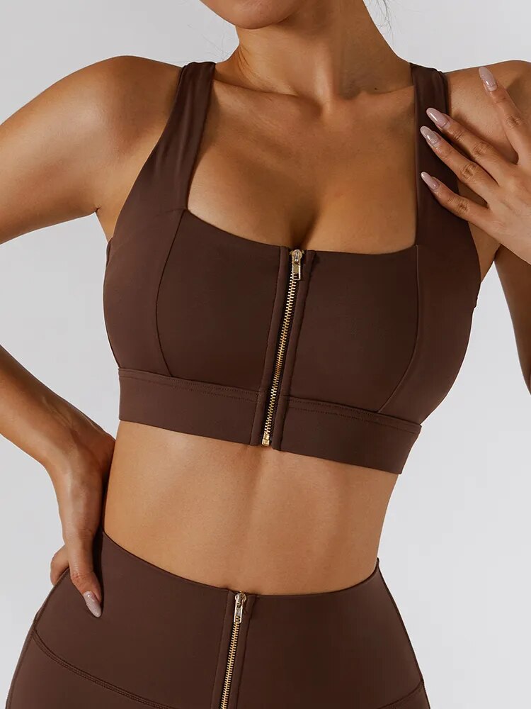 Bombshell Seamless Front Zip Push Up Bra