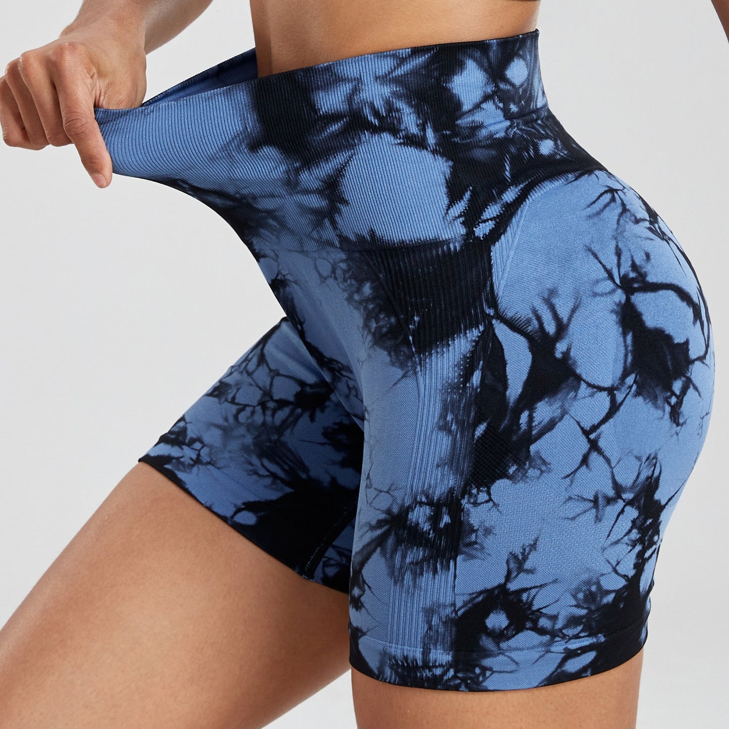 Tie Dye Seamless Mini Bike Shorts