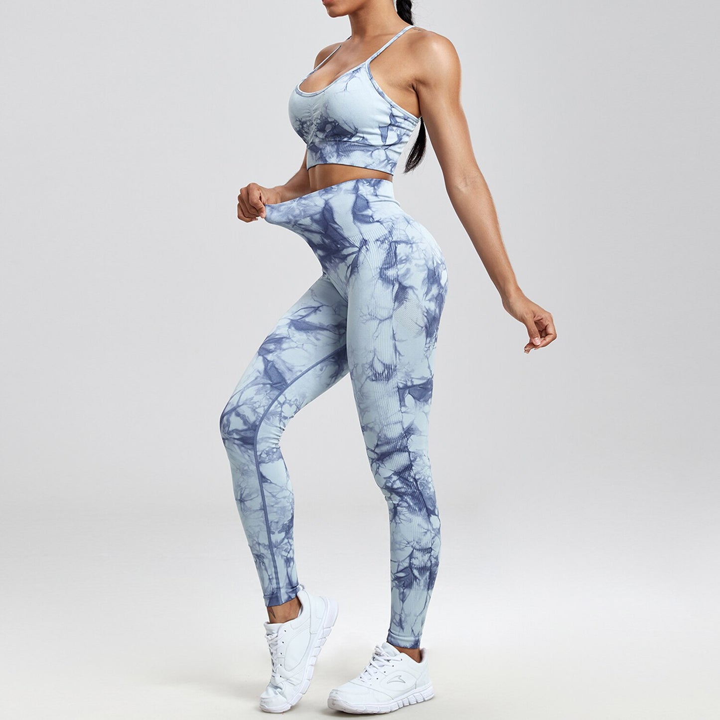 Tie Dye Seamless Leggings Set