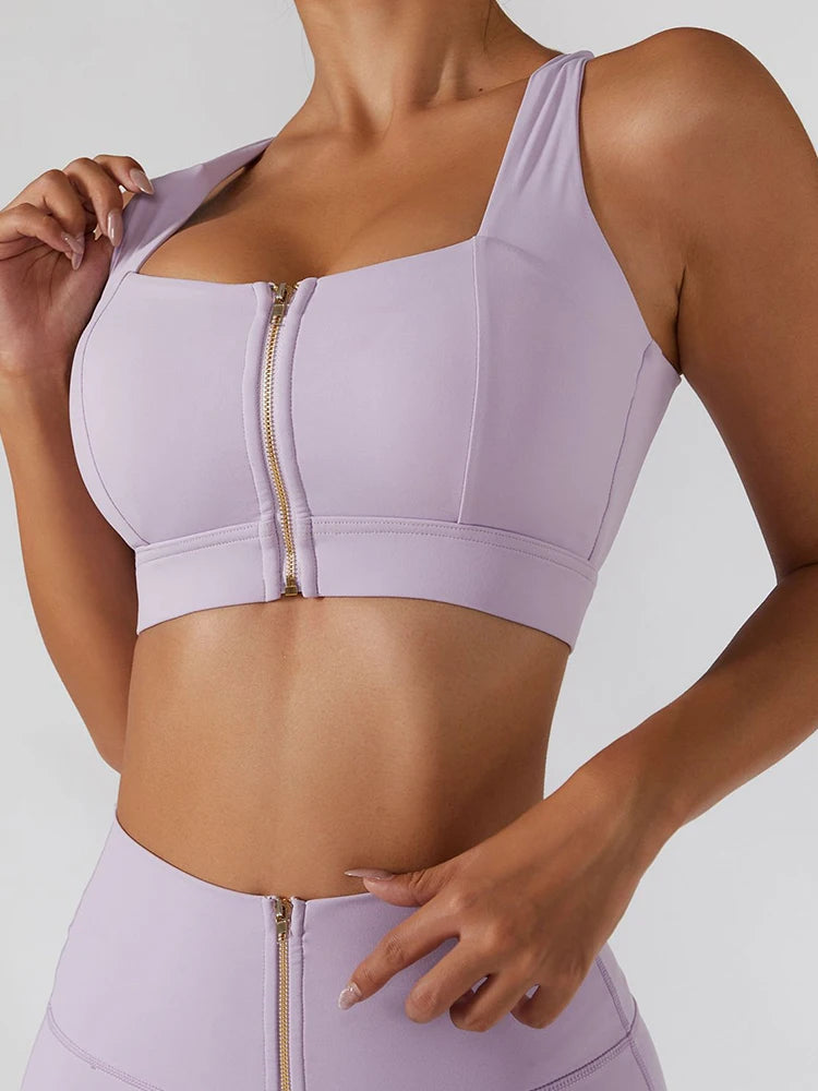 Bombshell Seamless Front Zip Push Up Bra