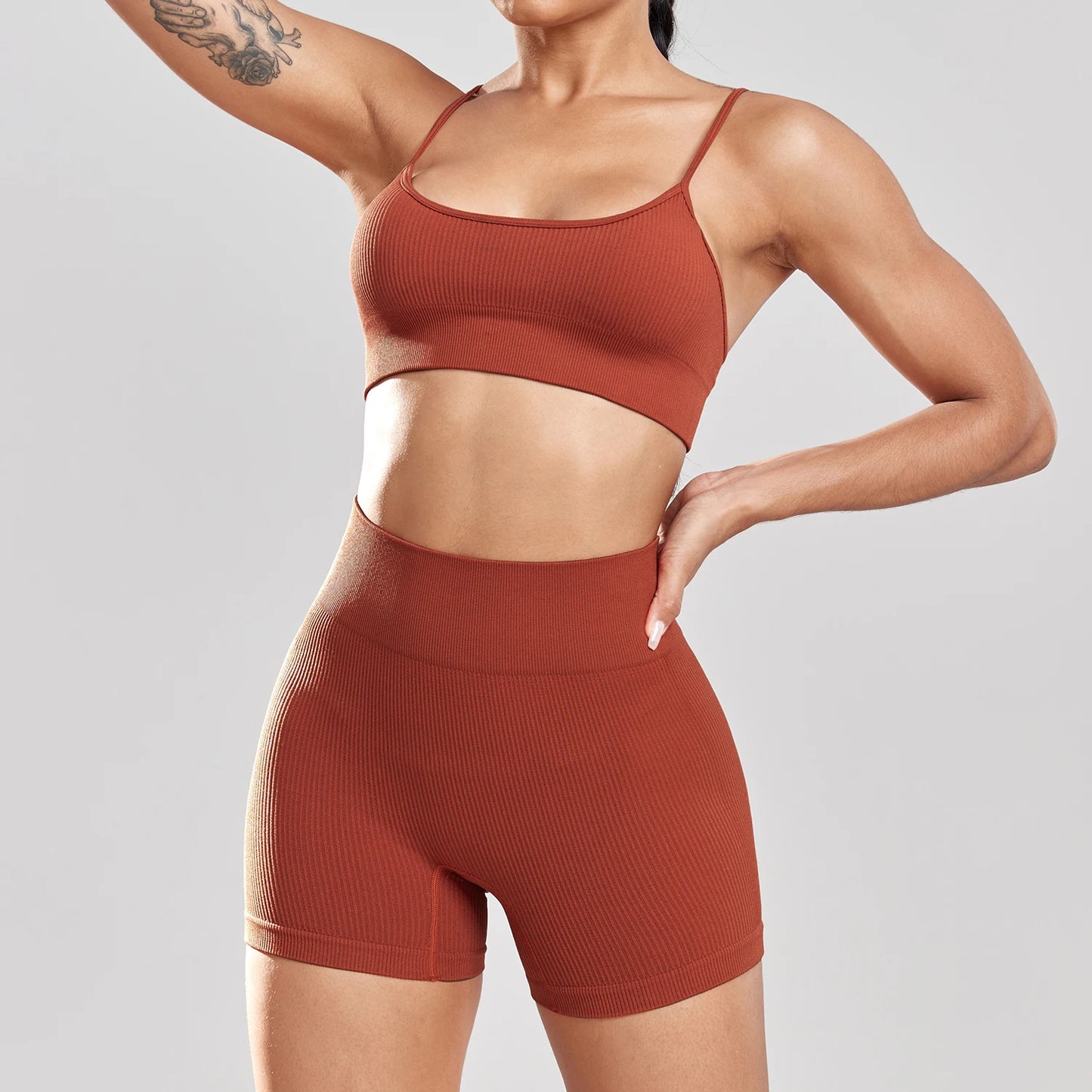Seamless Yoga Bike Short Set 3.0