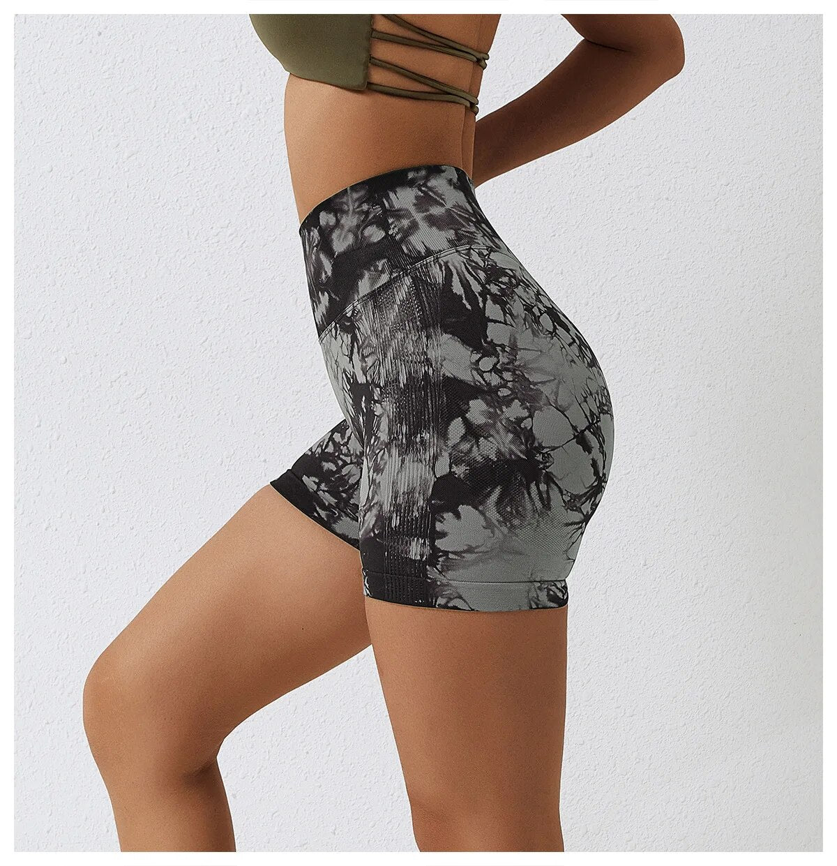Tie Dye 2.0 Seamless Mini Bike Shorts