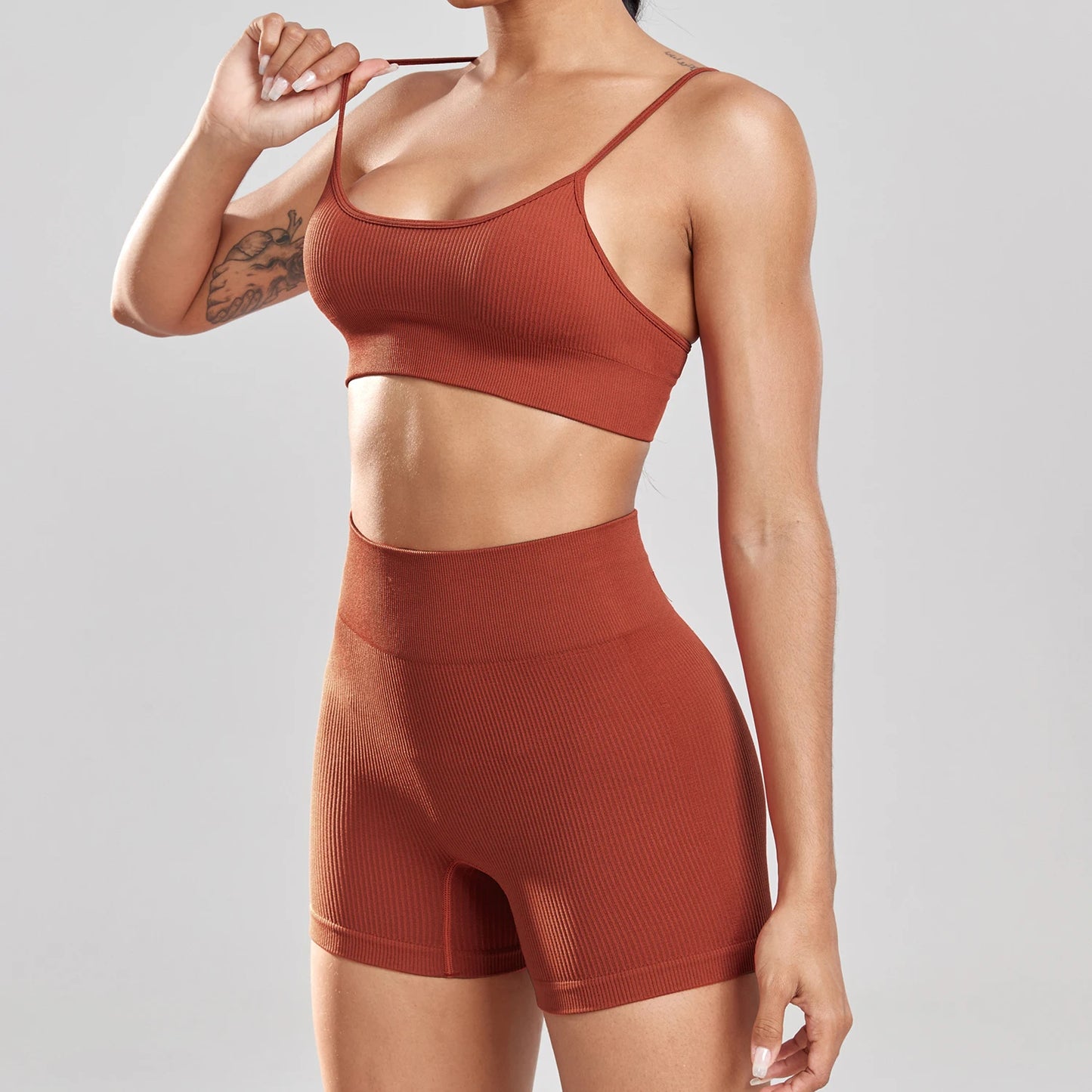 Seamless Yoga Bike Short Set 3.0
