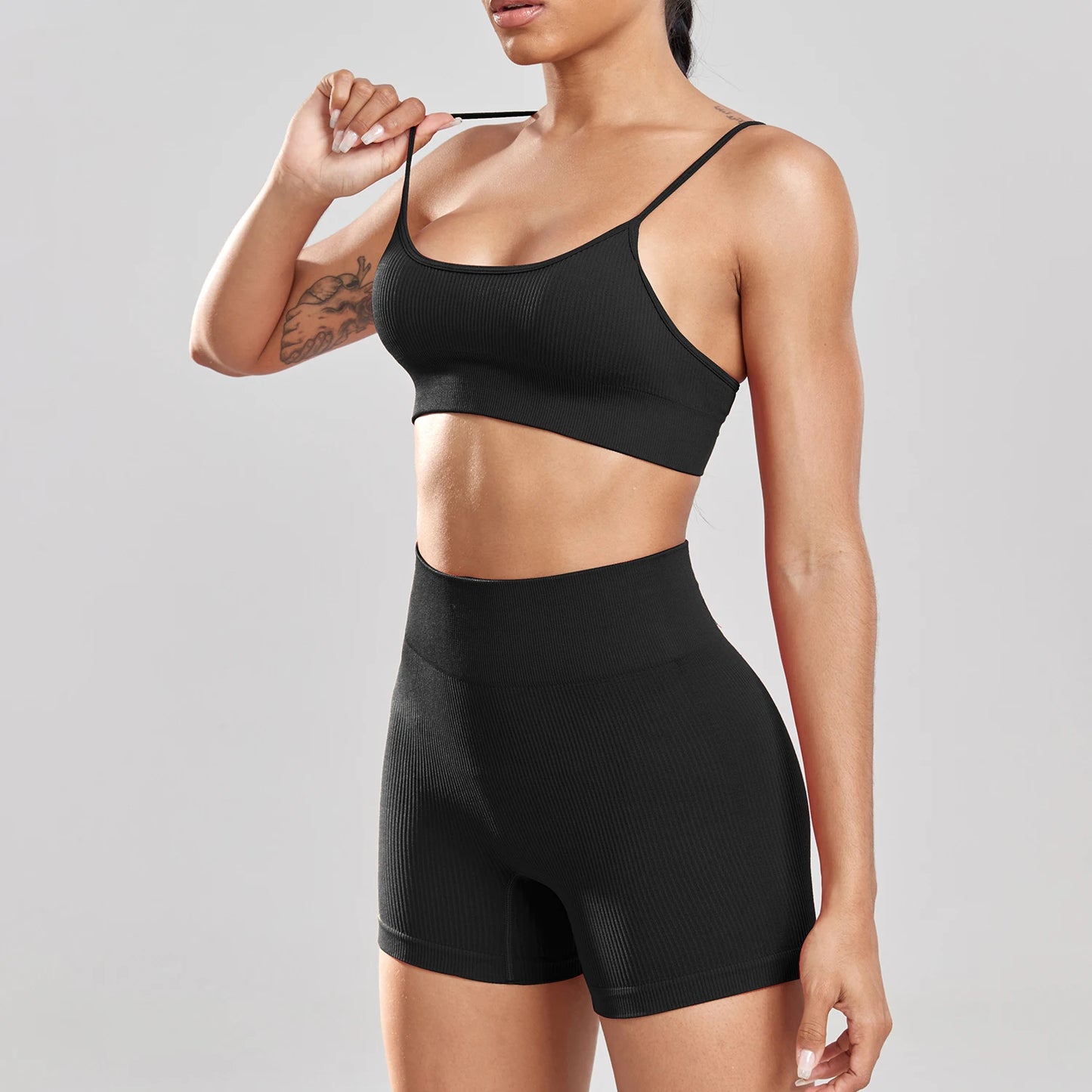 Seamless Yoga Bike Short Set 3.0