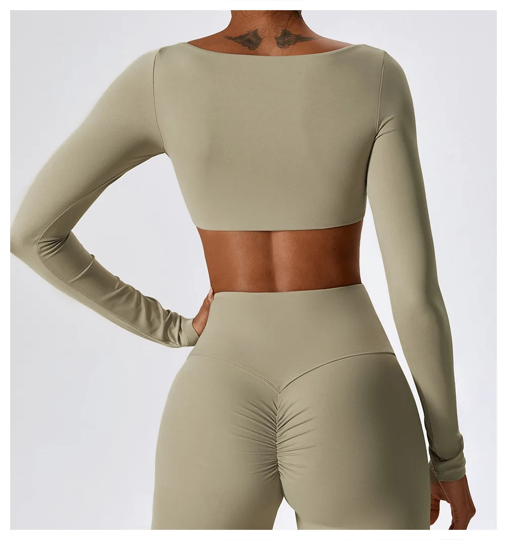 Seamless Long Sleeve Bra