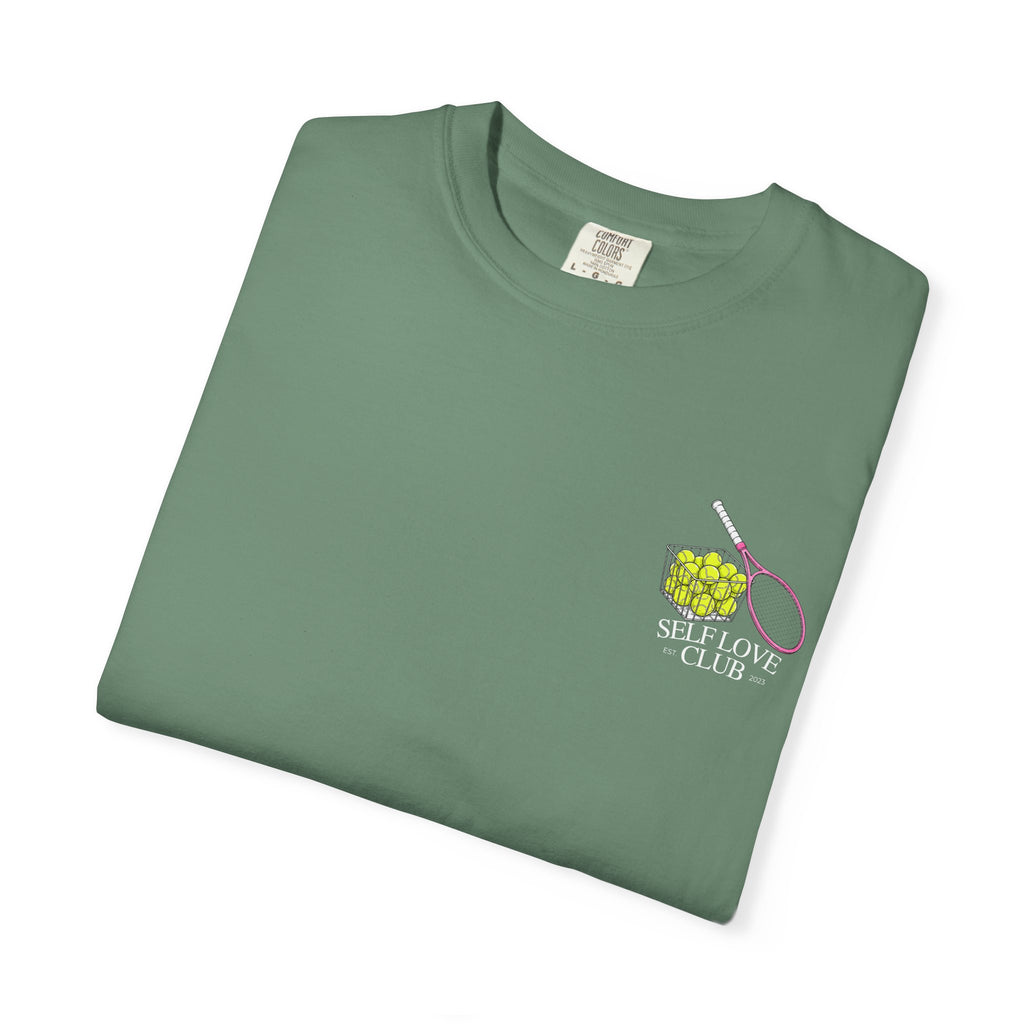 Green Version  "Out of Office, Probably at the Tennis Court" Graphic Tee