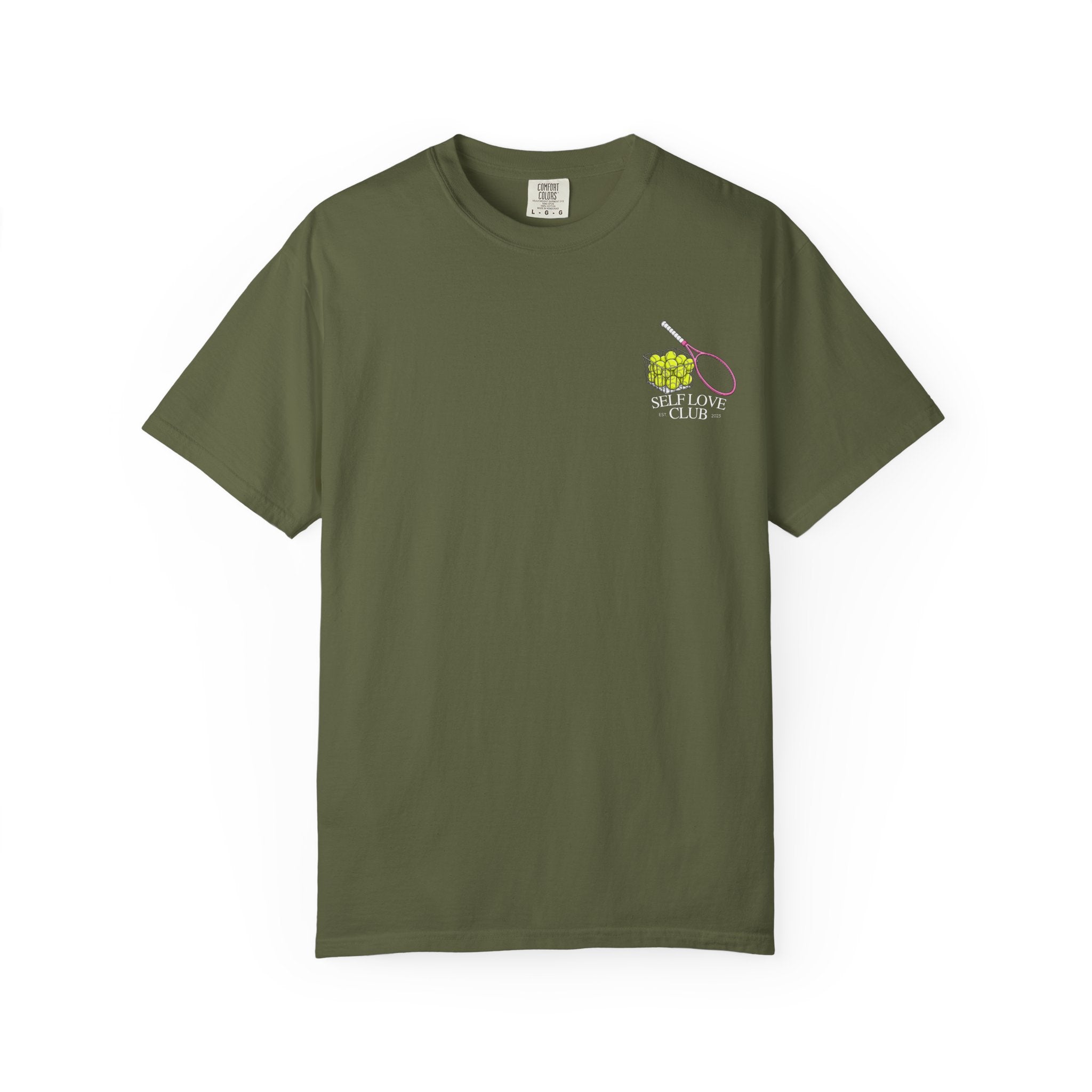 Green Version  "Out of Office, Probably at the Tennis Court" Graphic Tee
