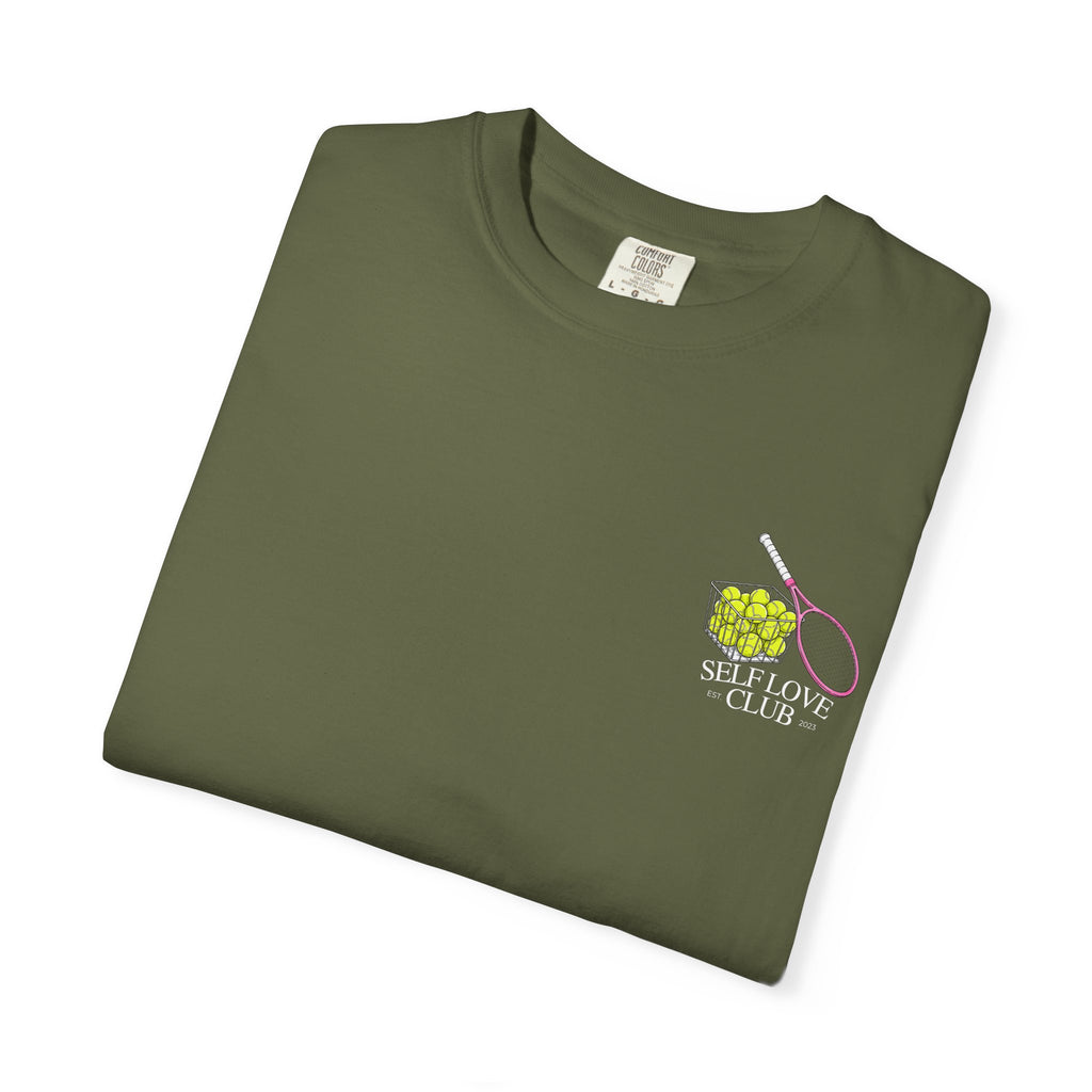Green Version  "Out of Office, Probably at the Tennis Court" Graphic Tee