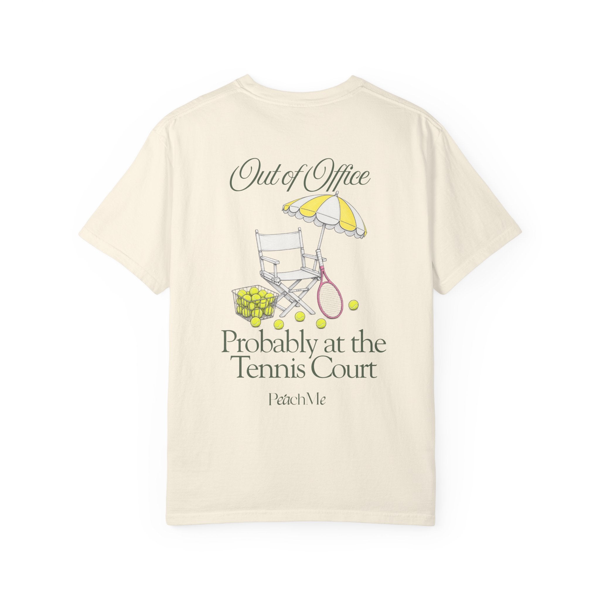 "Out of Office, Probably at the Tennis Court" Graphic Tee