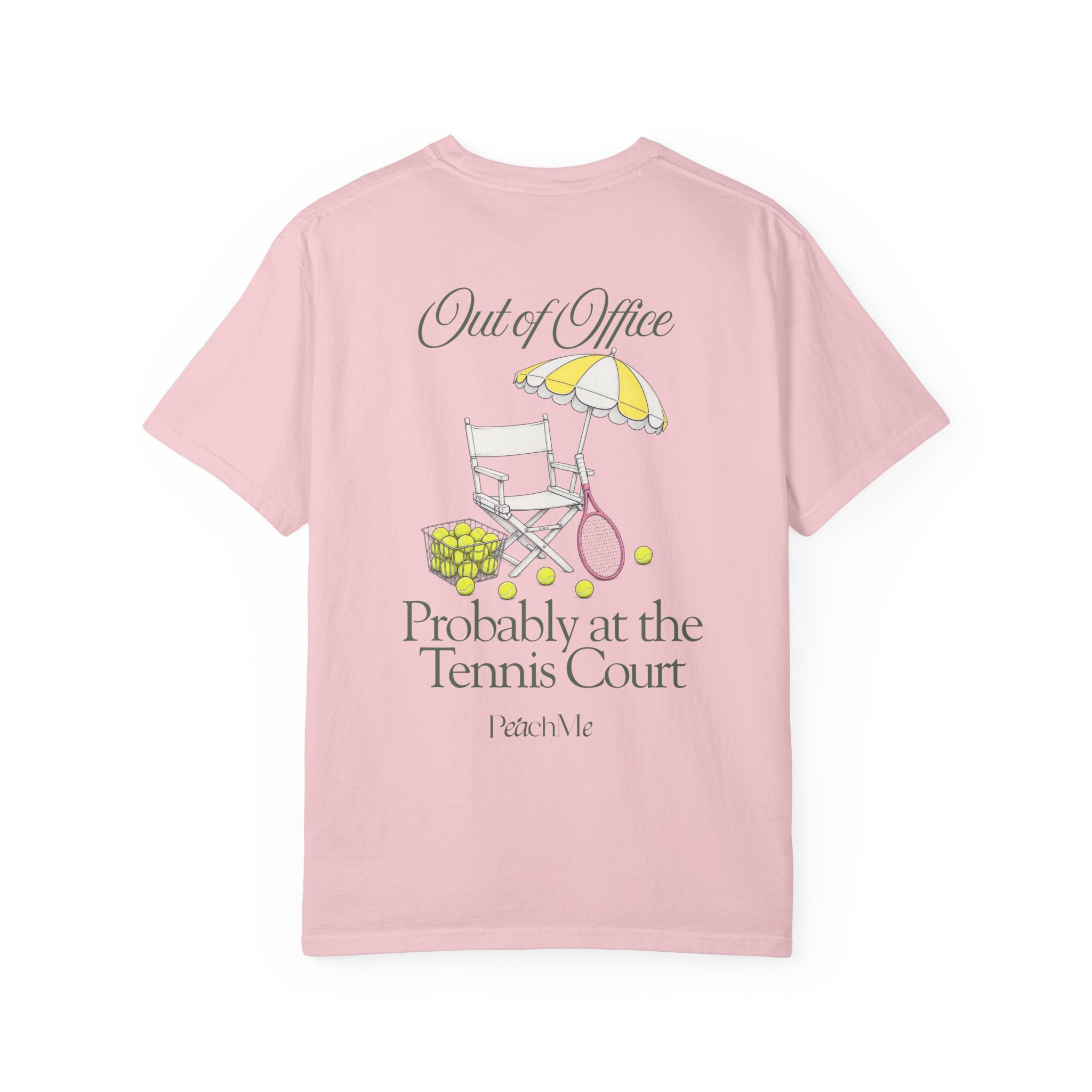 "Out of Office, Probably at the Tennis Court" Graphic Tee