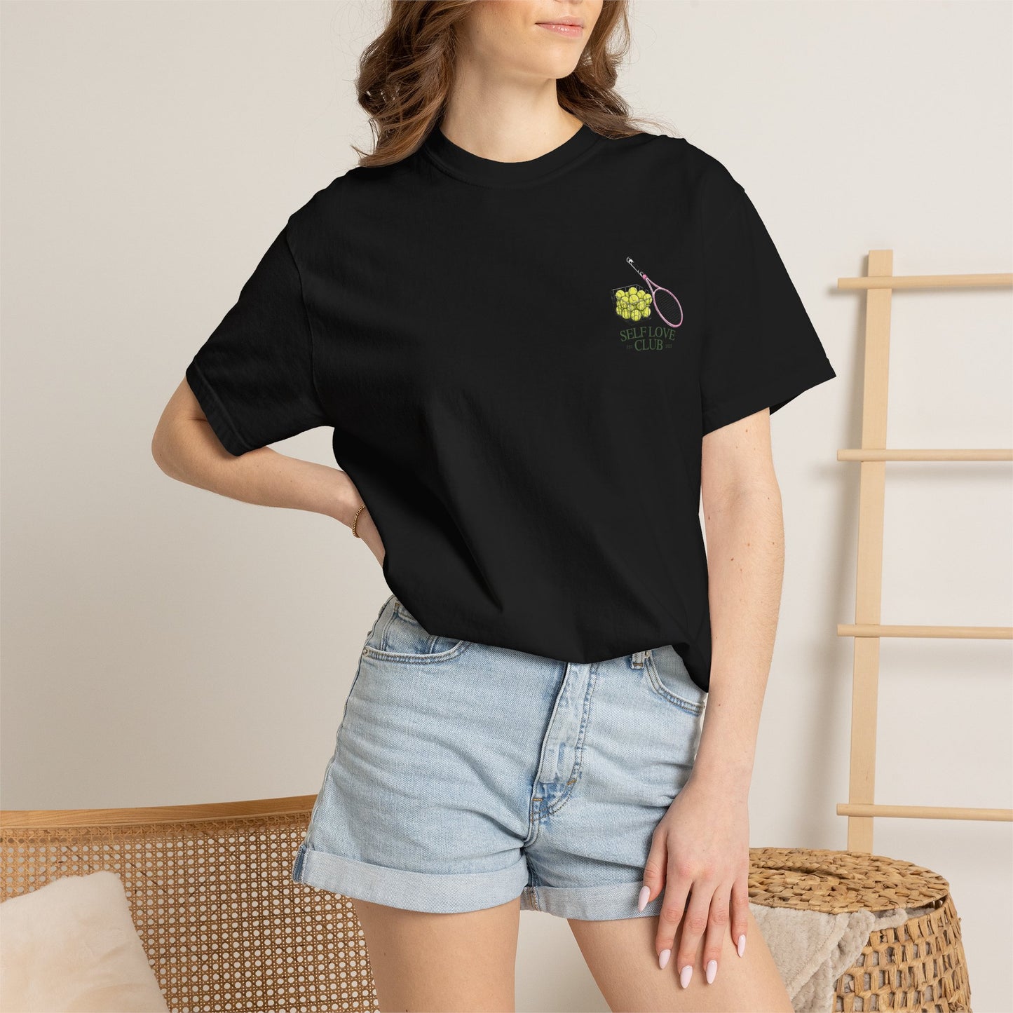 T-Shirt — "Out of Office, Probably at the Tennis Court" Graphic Tee
