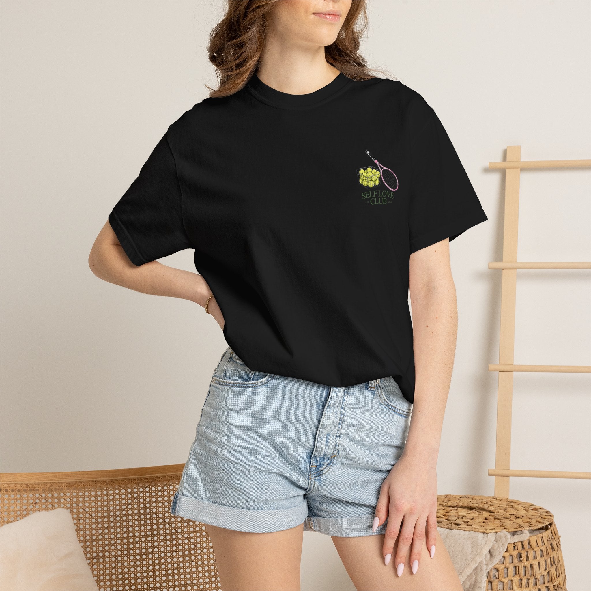 T-Shirt — "Out of Office, Probably at the Tennis Court" Graphic Tee