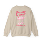 A Toast to You Crewneck - Self Love Club Sweatshirt