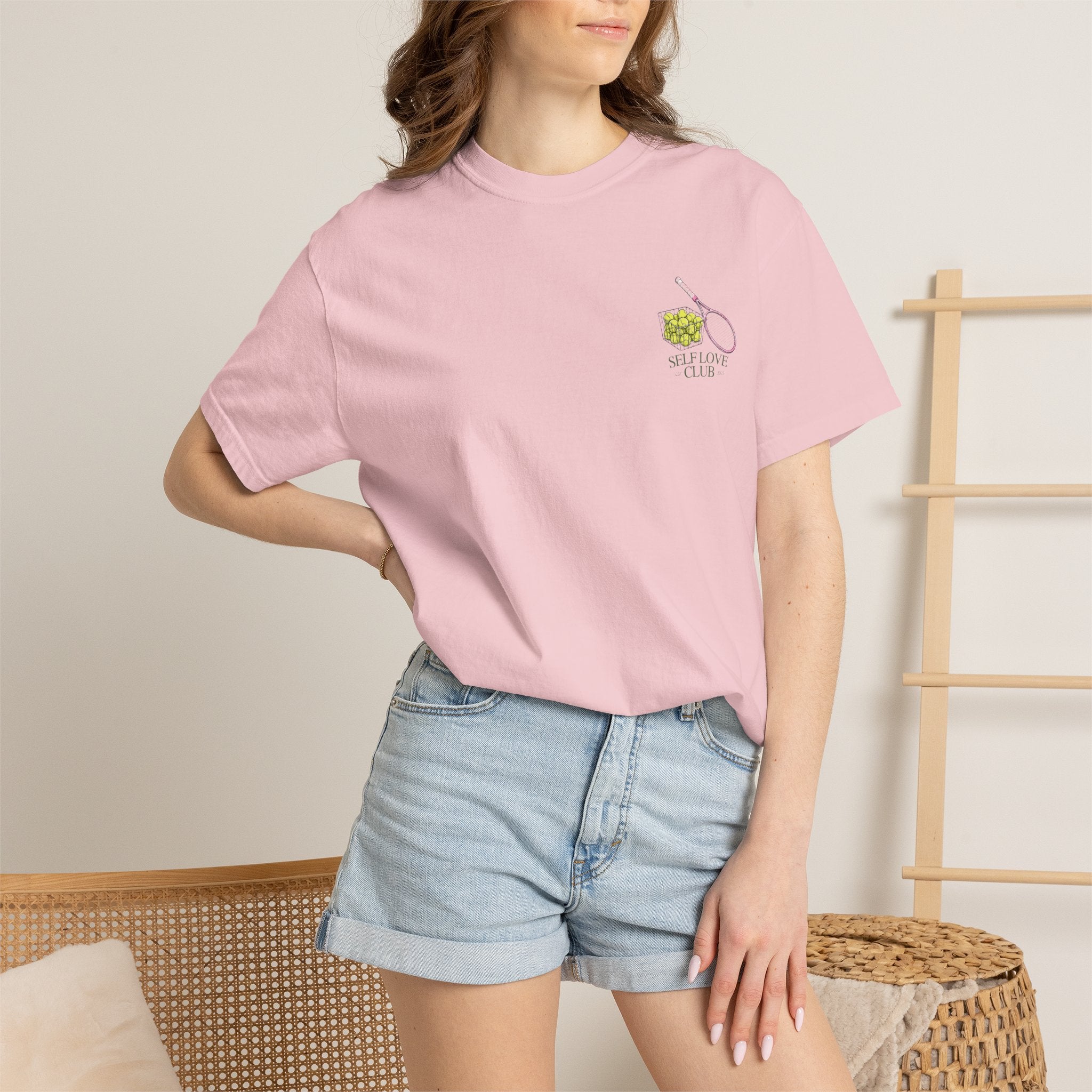T-Shirt — "Out of Office, Probably at the Tennis Court" Graphic Tee