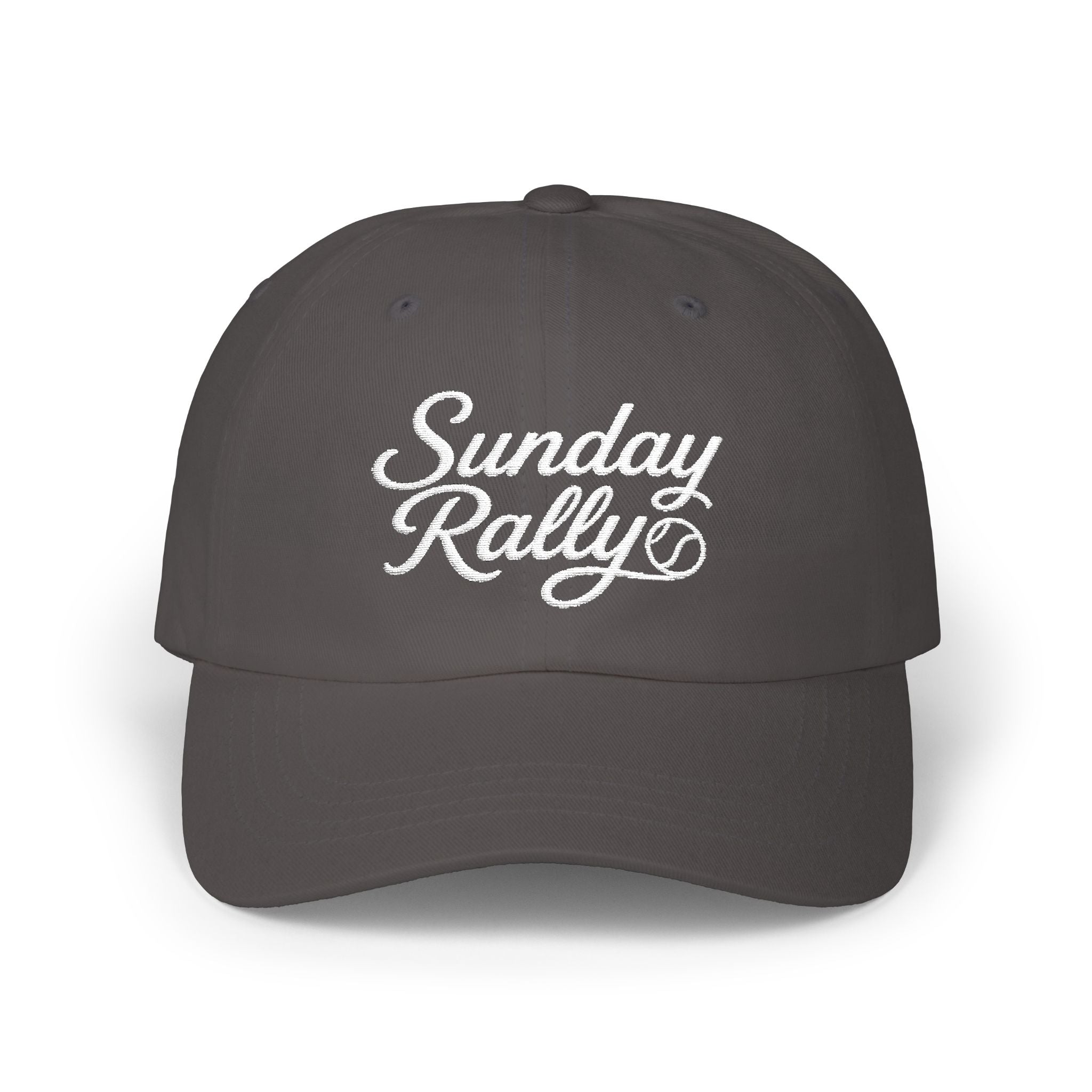 Copy of Classic Dad Cap — Minimal Embroidered White Baseball Hat