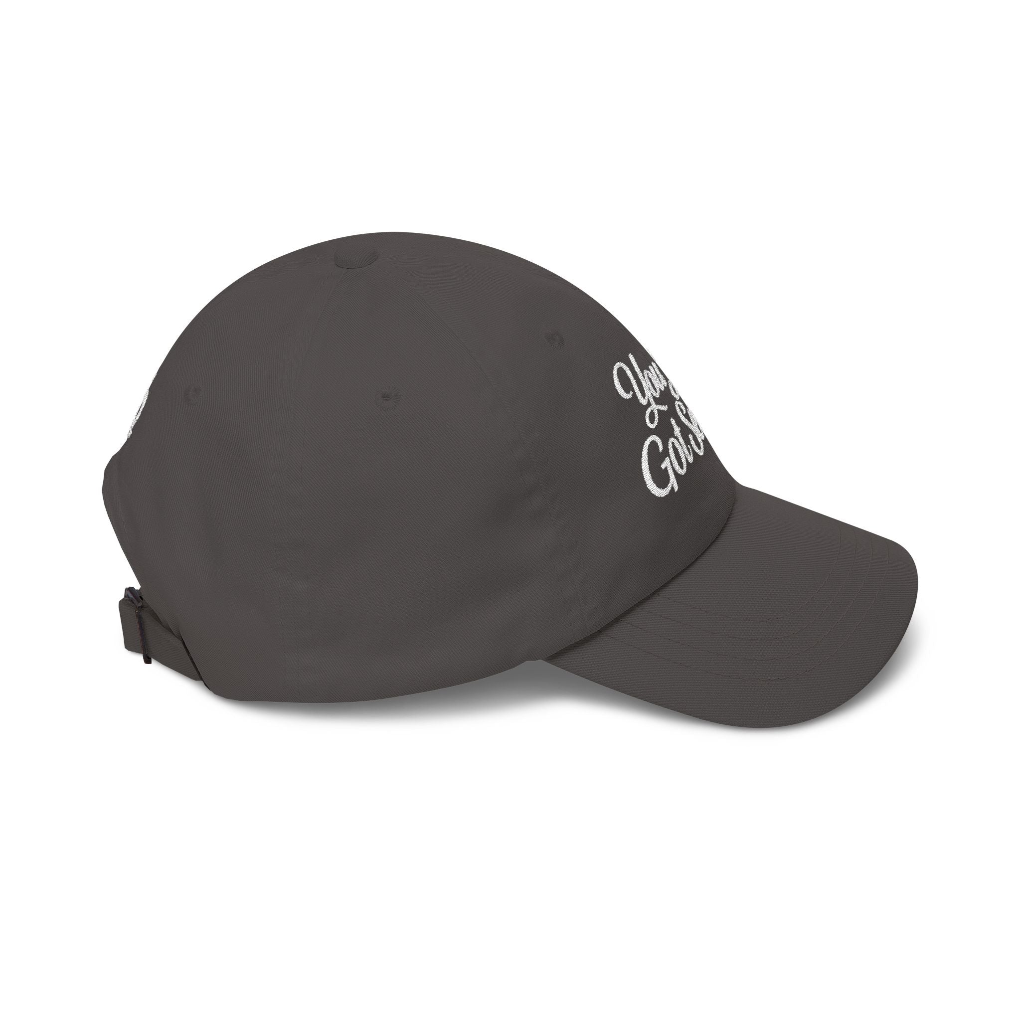 Classic Dad Cap — Embroidered "Your Next Adventure" White Baseball Hat