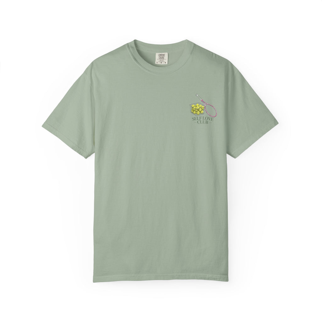 T-Shirt — "Out of Office, Probably at the Tennis Court" Graphic Tee