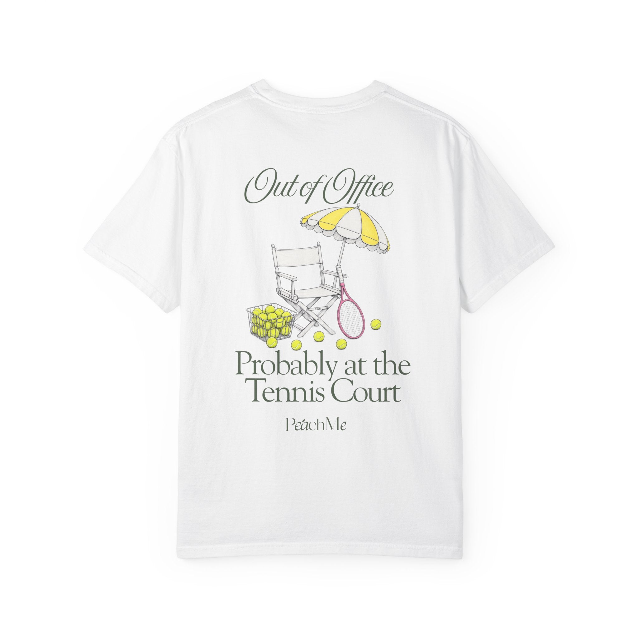"Out of Office, Probably at the Tennis Court" Graphic Tee
