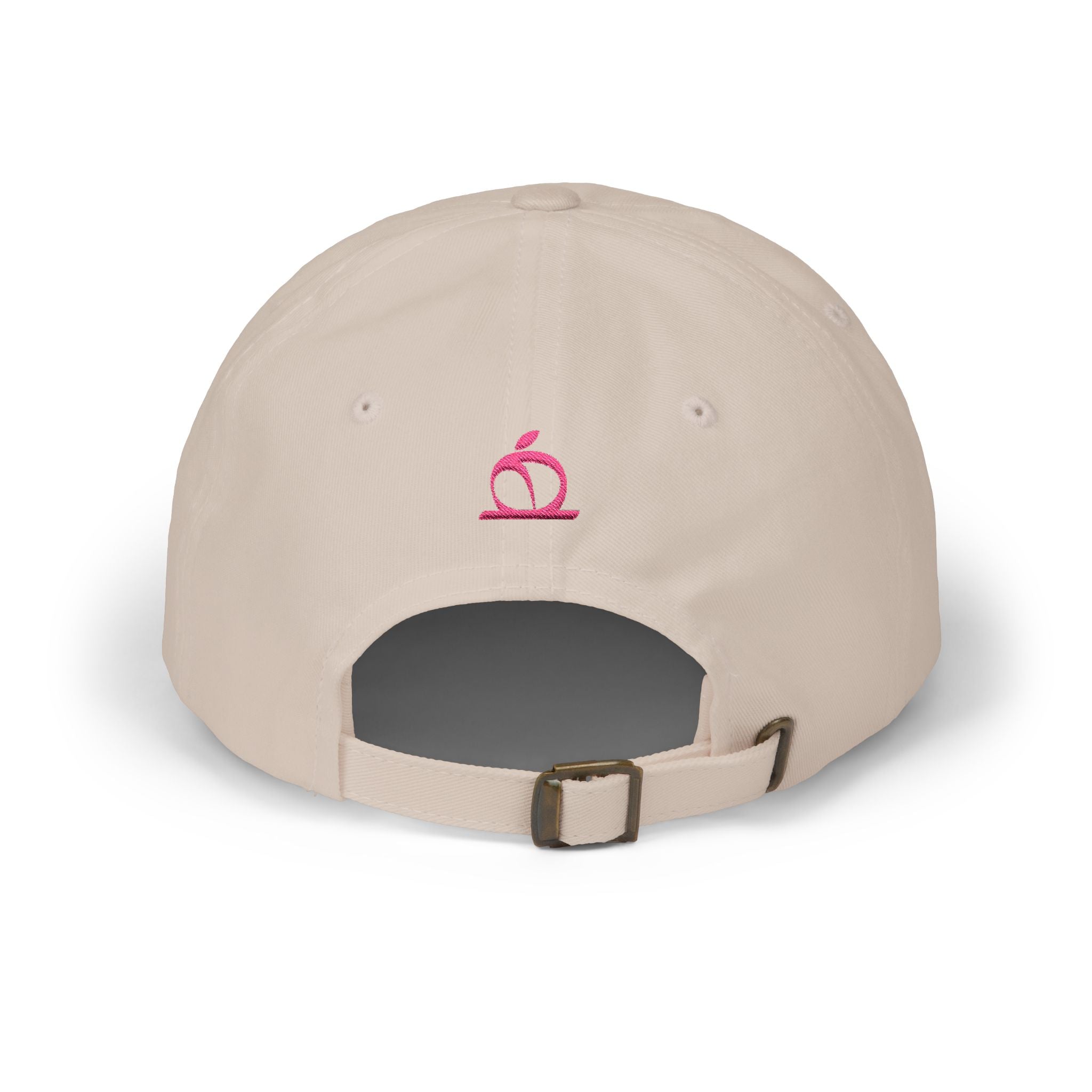 Classic Dad Cap — Minimal Embroidered White Baseball Hat