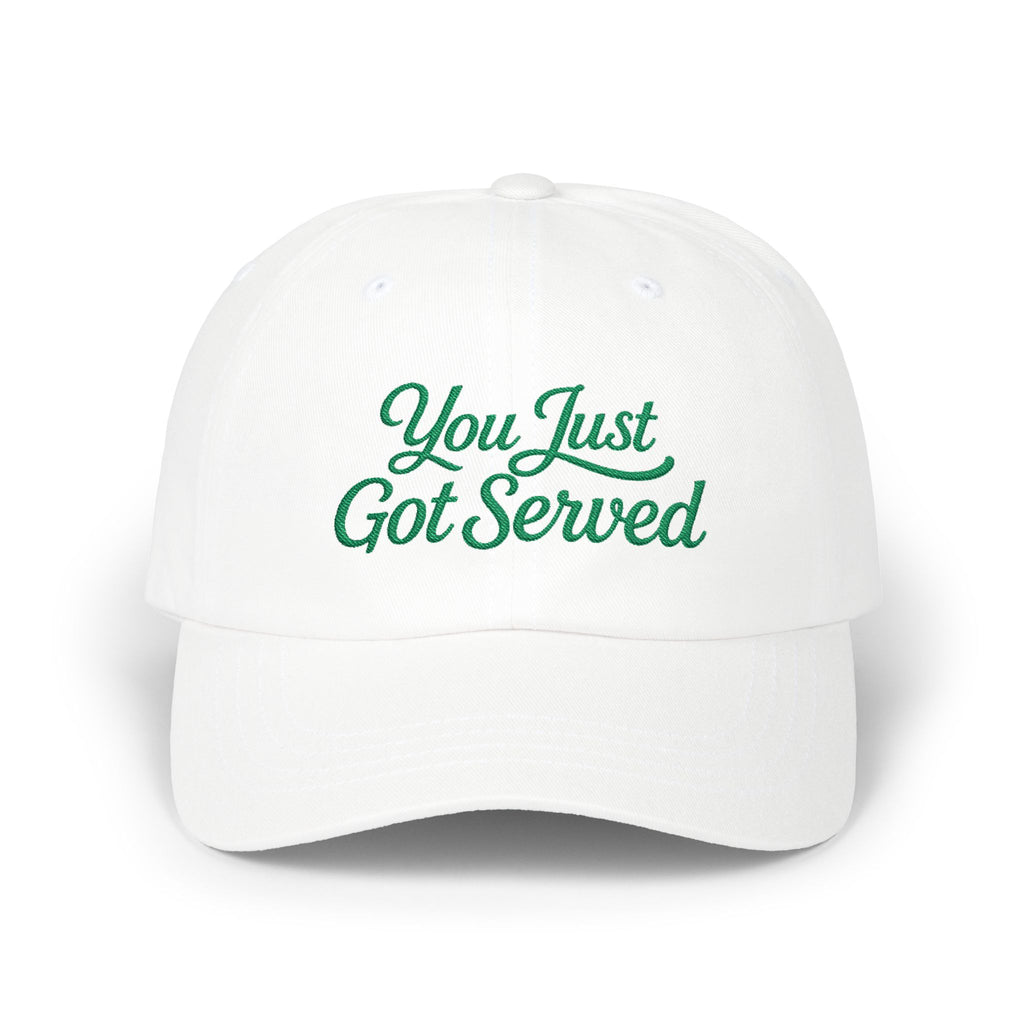 White - You Just Got Served Tennis Cap
