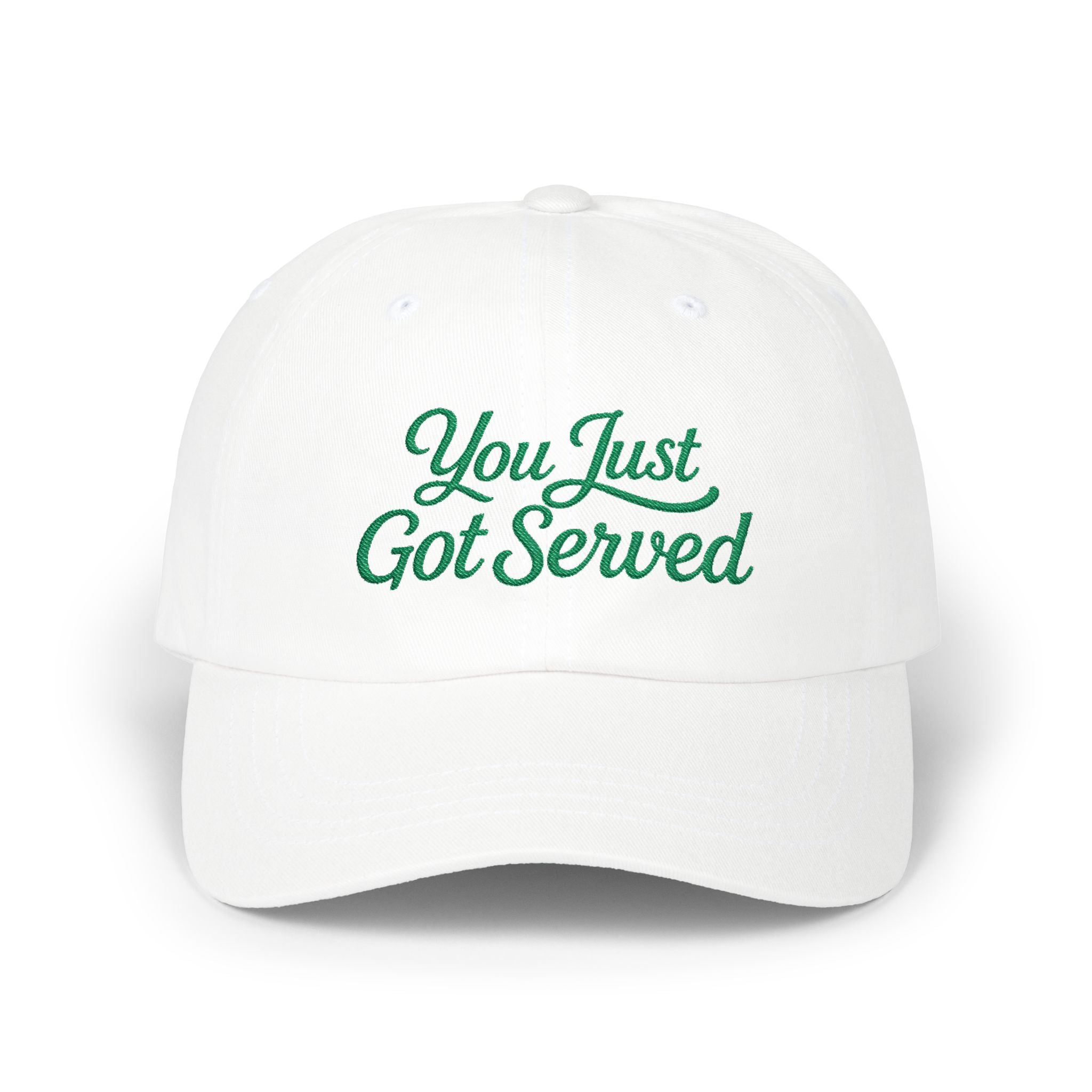 White - You Just Got Served Tennis Cap