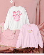 Made of Love, Made to be Loved Crewneck - Self Love Club Sweatshirt