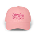 Classic Dad Cap — Minimal Embroidered White Baseball Hat
