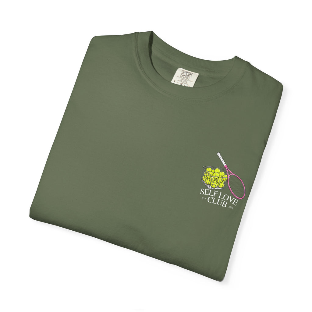 Green Version  "Out of Office, Probably at the Tennis Court" Graphic Tee