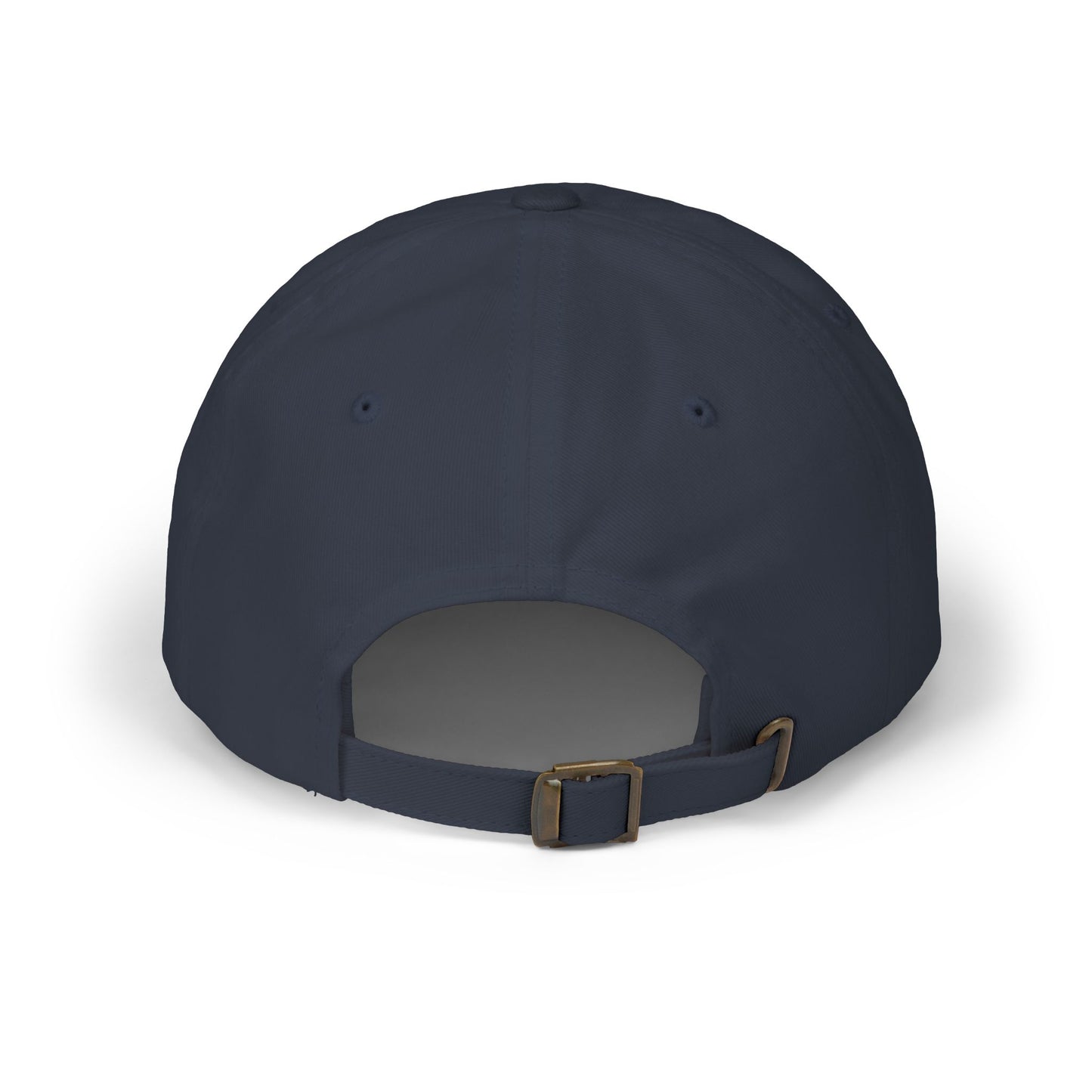 Classic Dad Cap — Minimal Embroidered White Baseball Hat