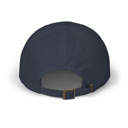 Classic Dad Cap — Minimal Embroidered White Baseball Hat