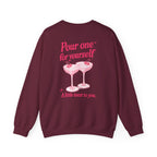 A Toast to You Crewneck - Self Love Club Sweatshirt