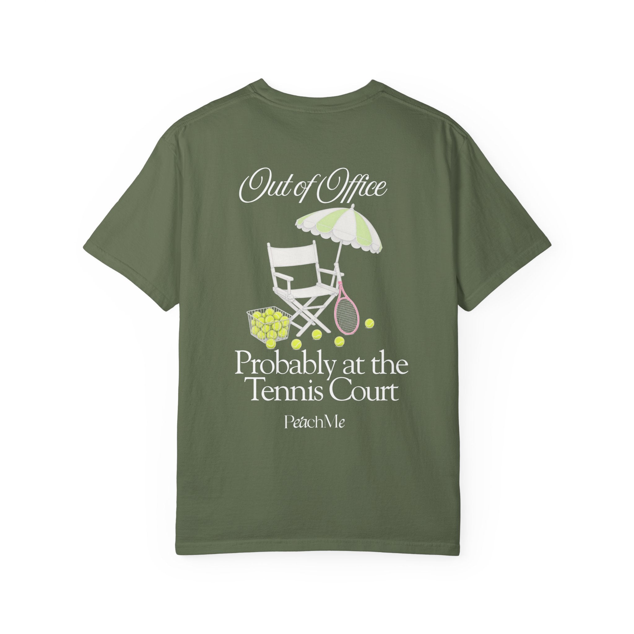 "Out of Office, Probably at the Tennis Court" Graphic Tee