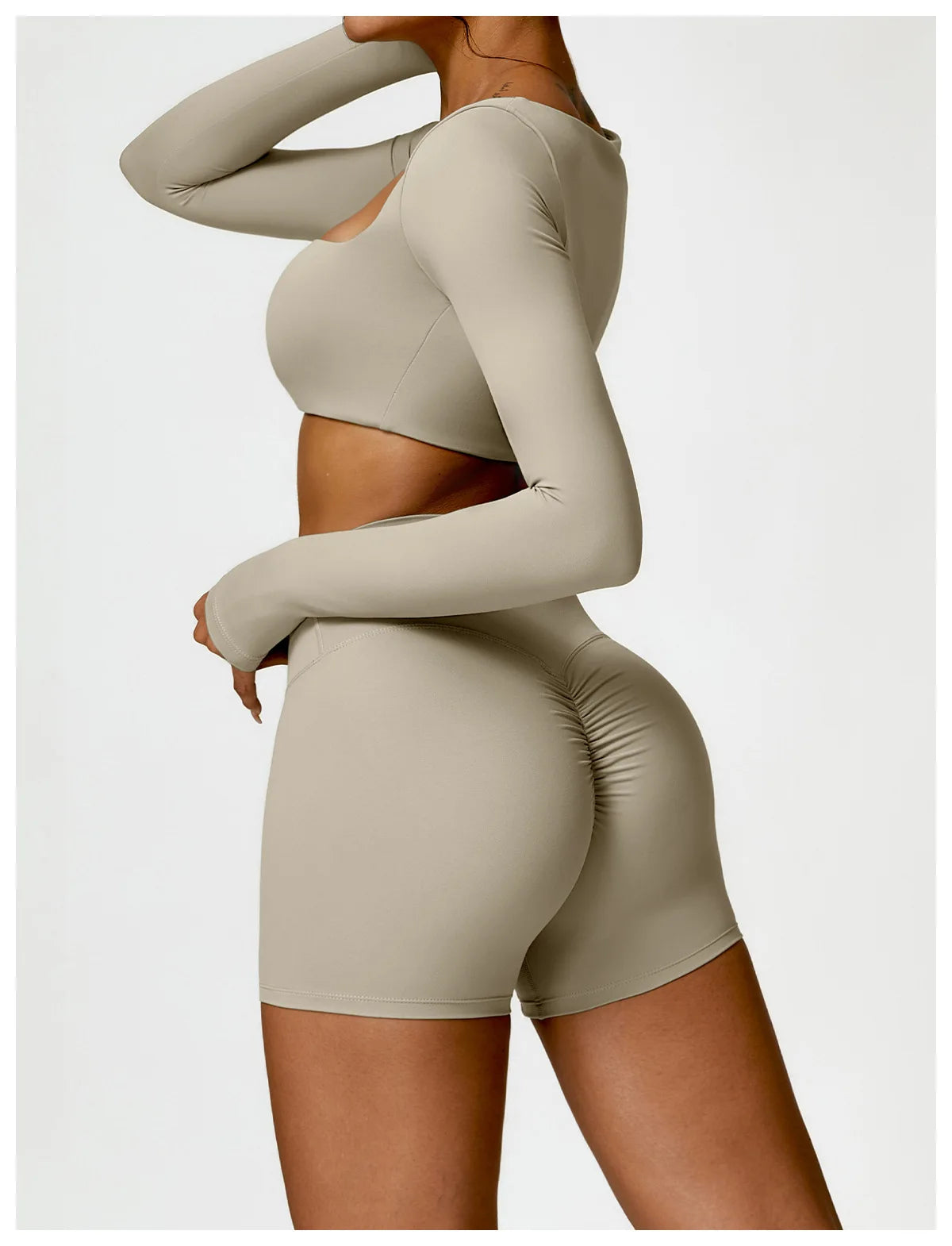 Form Me Long Sleeve Short Set