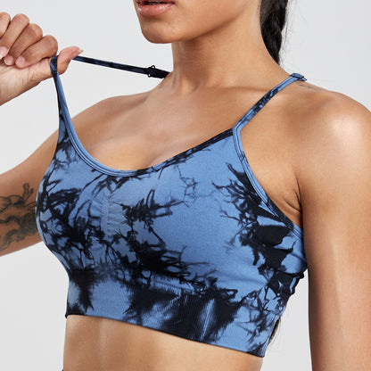 Tie Dye Seamless Sports Bra
