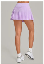 Peach Pleat Tennis Skirt