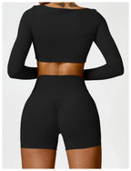 Form Me Long Sleeve Short Set
