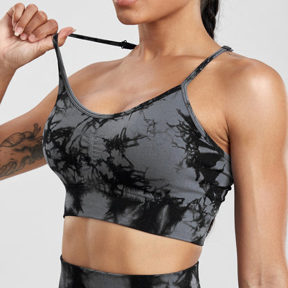 Tie Dye Seamless Sports Bra