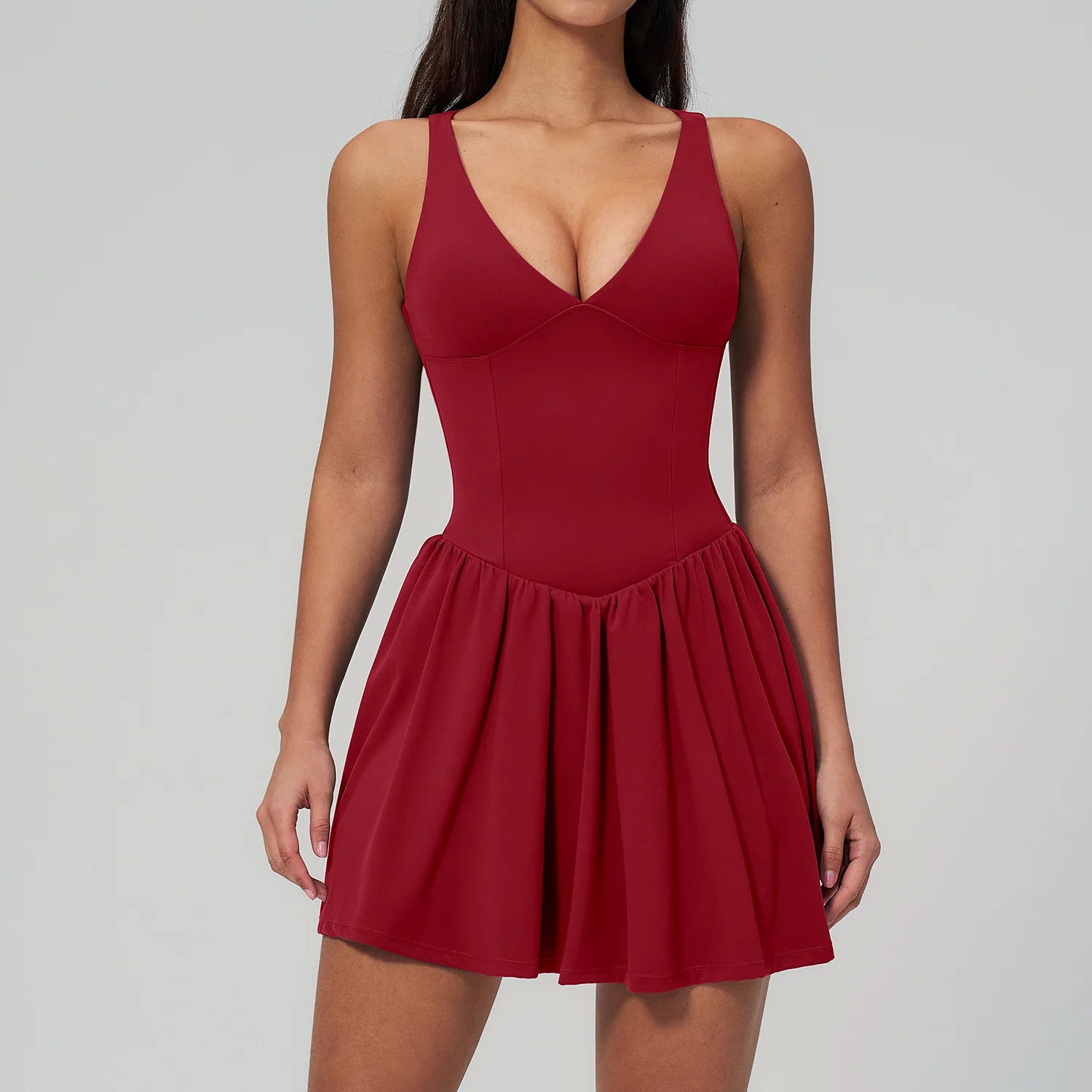 Peach Muse Tennis Dress