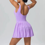 Peach Court Tennis Dress