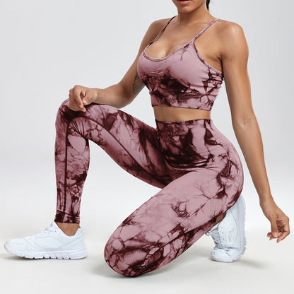 Tie Dye Seamless Leggings Set