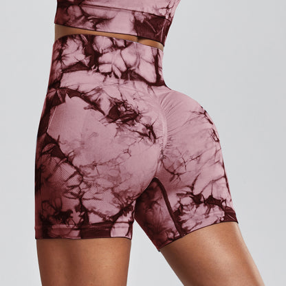 Tie Dye Seamless Mini Bike Shorts