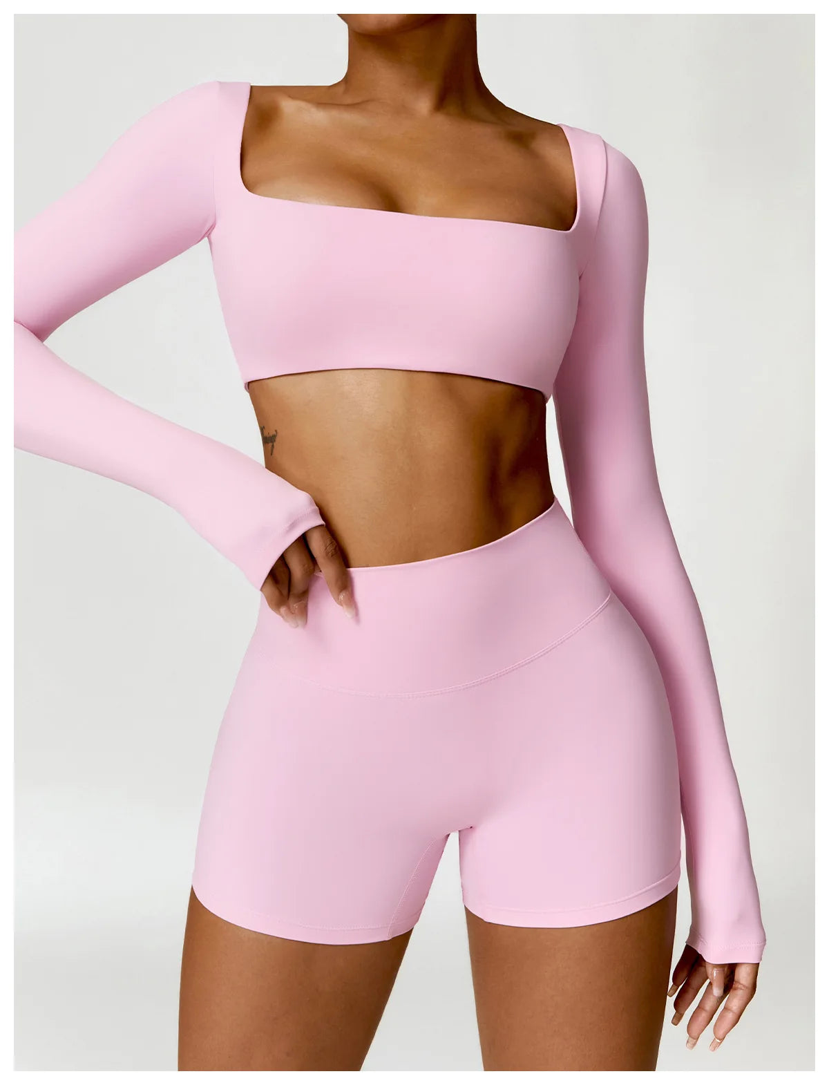 Form Me Long Sleeve Short Set