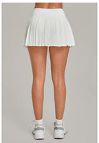 Peach Pleat Tennis Skirt