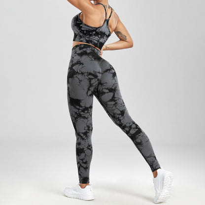 Tie Dye Seamless Leggings Set