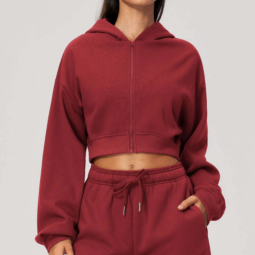 Cozy Me Sculpt Zip Hoodie