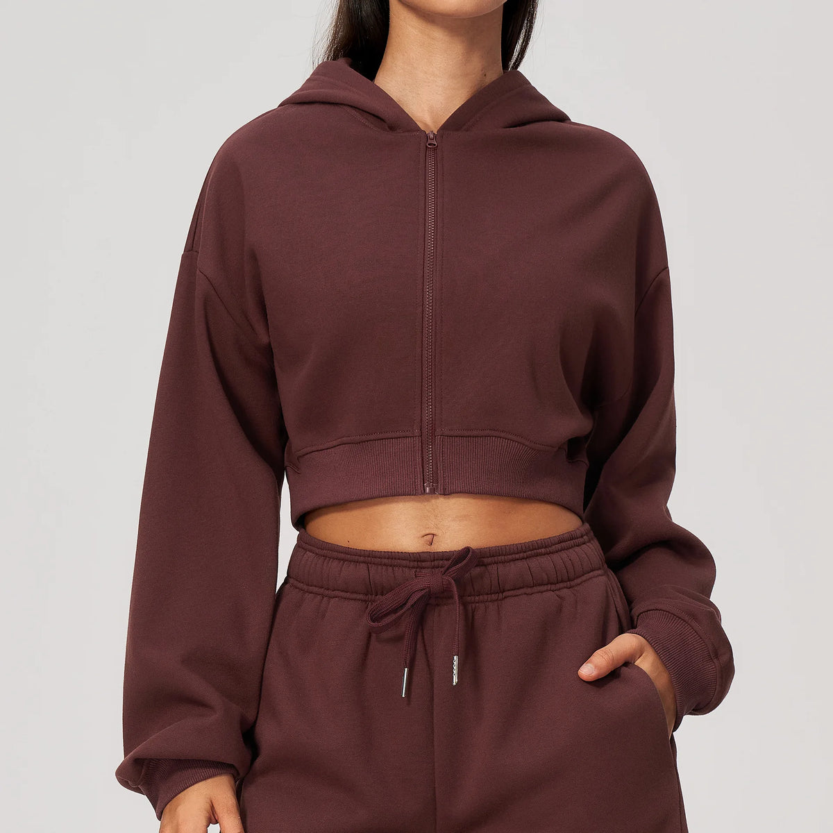 Cozy Me Sculpt Zip Hoodie