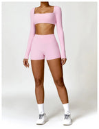 Form Me Long Sleeve Short Set