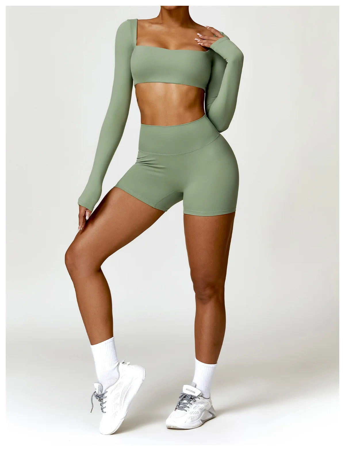 Form Me Long Sleeve Short Set