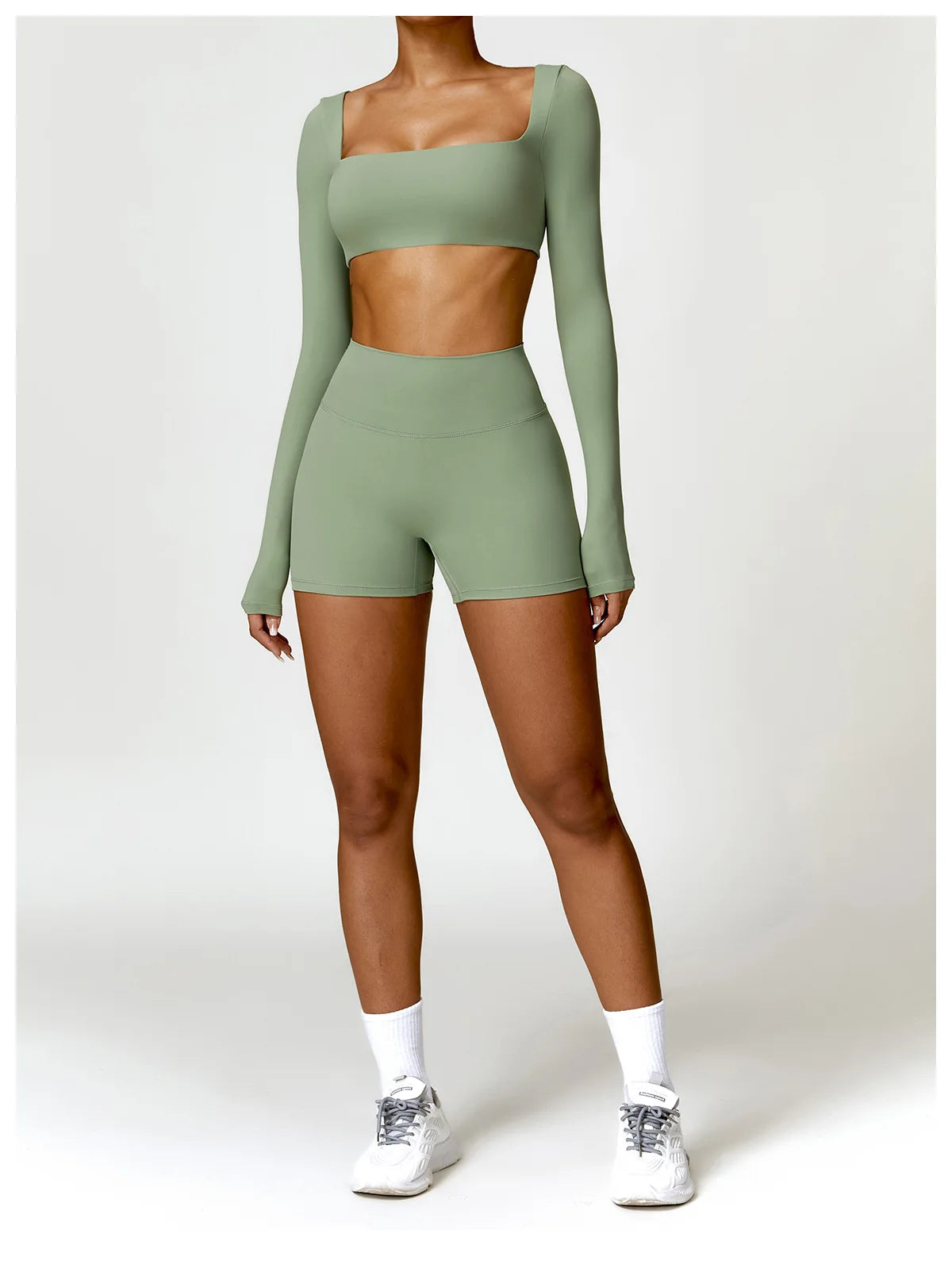 Form Me Long Sleeve Short Set